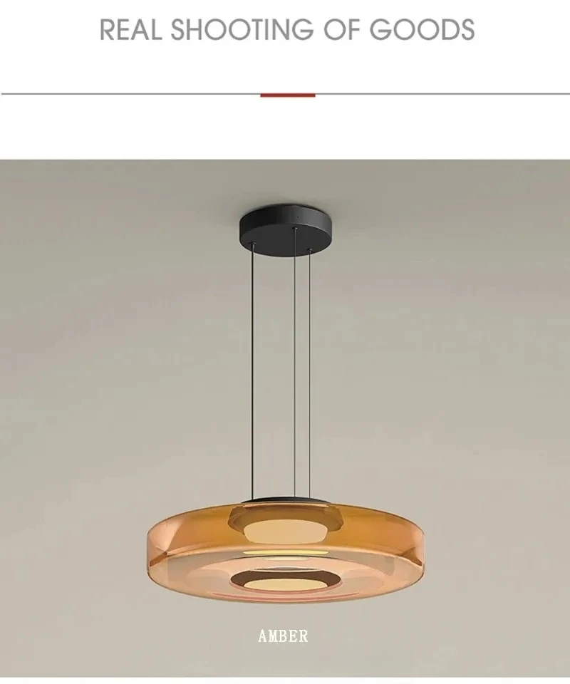 Italian Minimalist Glass Pendant Light Art Creative Modern Decoration LED Chandelier for Home Restaurant Bar Balcony Corridor