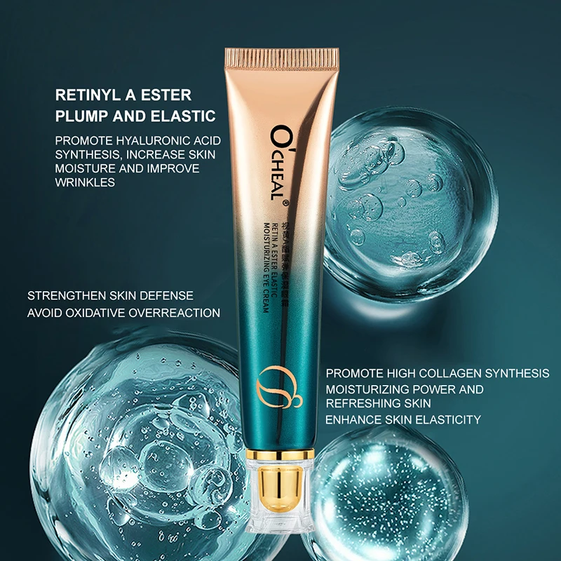 OCHEAL Eye Moisturizing Cream Fades Fine Lines Anti Dark Circles Eye Serum Remove Eye Bag Puffiness Anti-Aging Firmness Eye Care