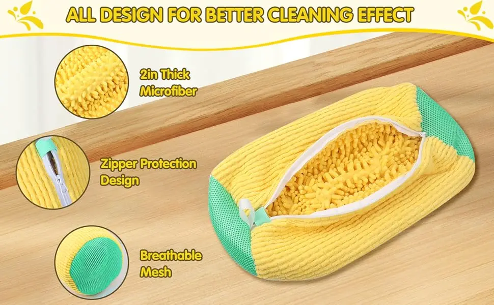 Shoe Washing Machine Bag Reusable Sneaker Cleaning Bag for Washer Dryer Protective Mesh Laundry Bag for Tennis Shoes All Size
