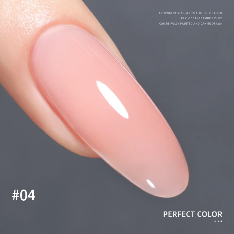 PERFECT COLOR 4-in-1 Builder Nail Gel,20g 12 Colors Rubber Base Gel Polish,Extension for DIY Salon Girls Home,Nail Art Brushes