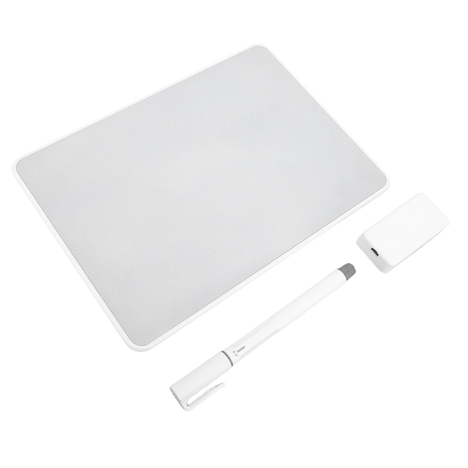Magnetic Writing Board A5 Erasable Reusable Magnetic Drawing Board with 0.8mm Pen Tip for Kitchen Home School Office