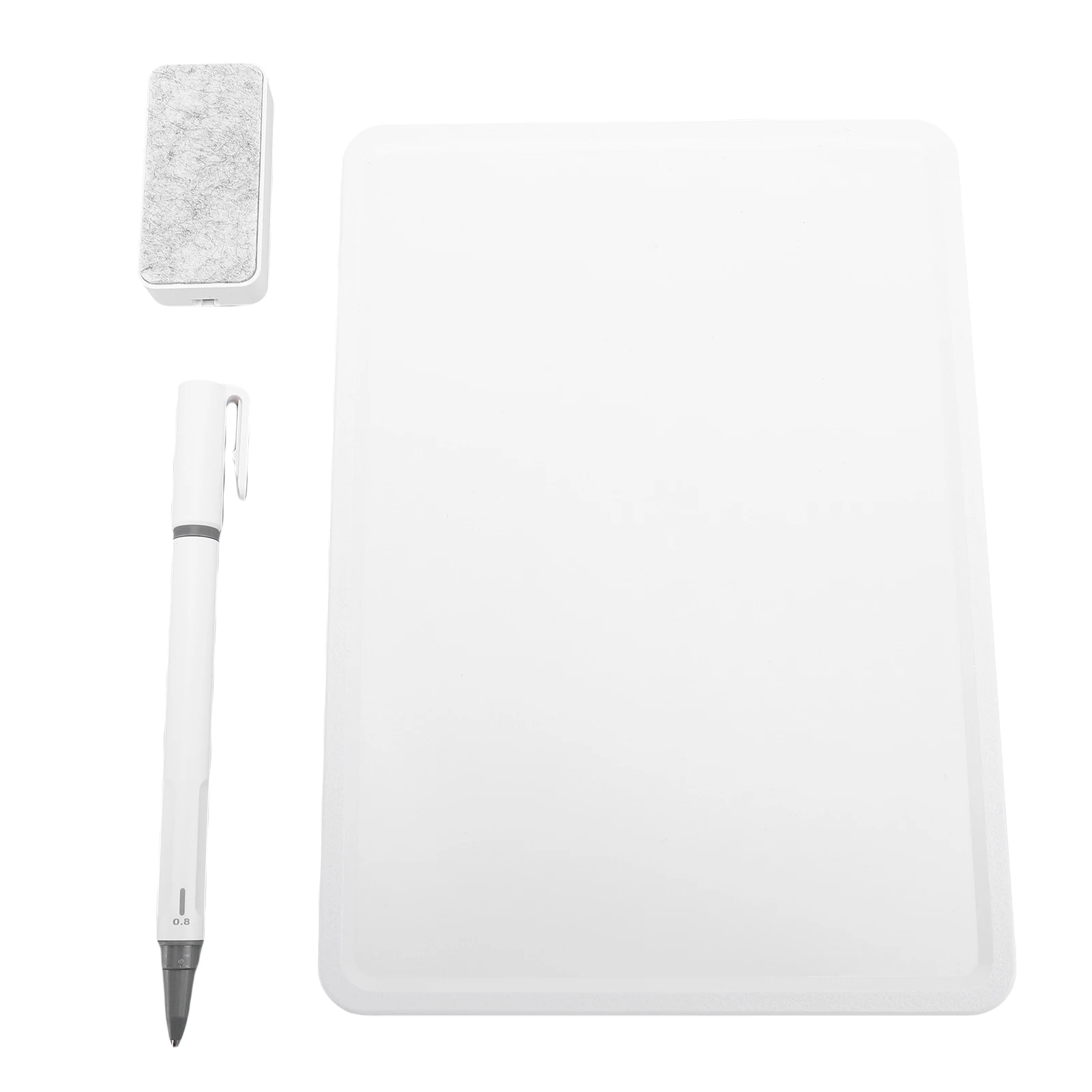 Magnetic Writing Board A5 Erasable Reusable Magnetic Drawing Board with 0.8mm Pen Tip for Kitchen Home School Office