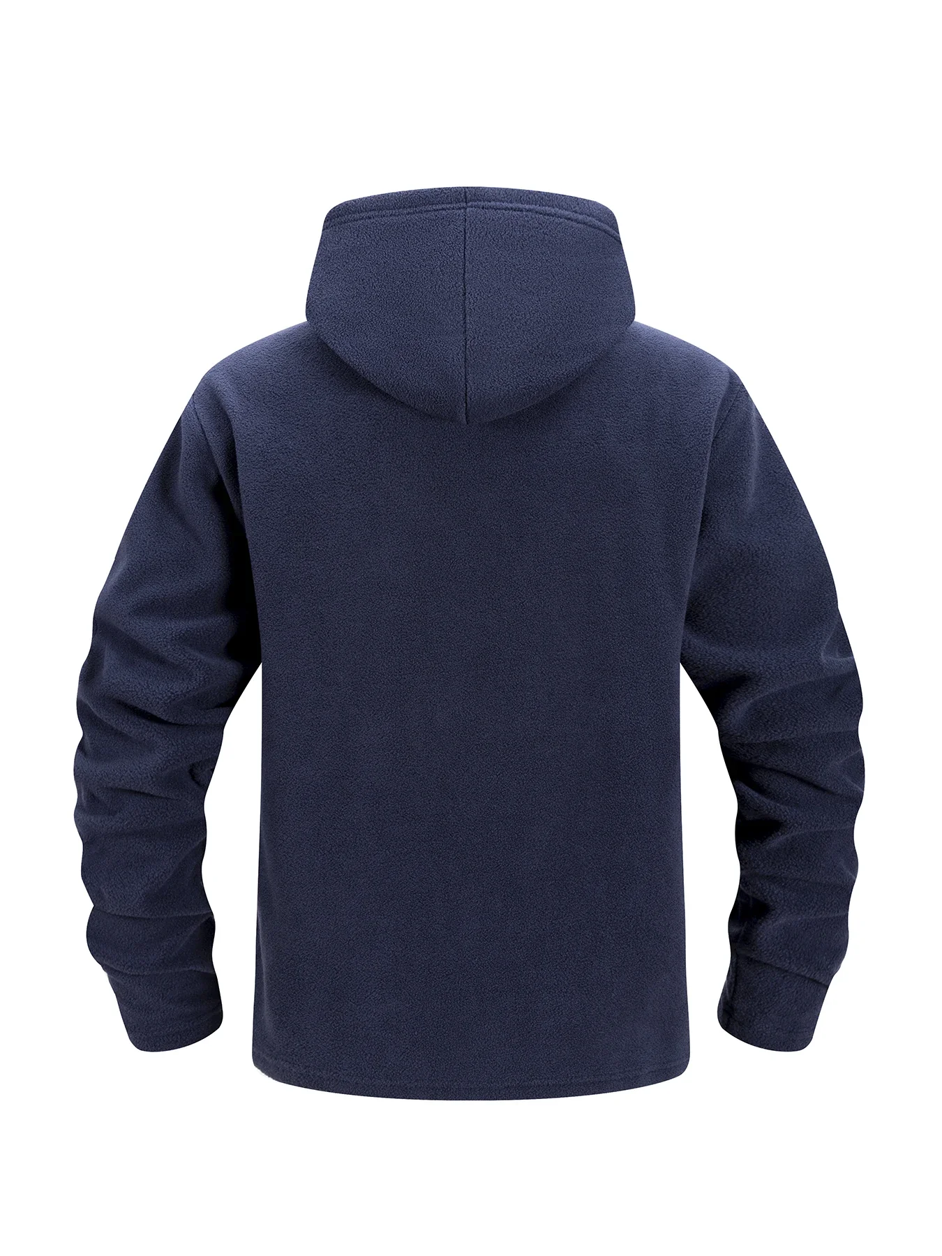 Men's Tactical Fleece Jacket Full Zip Hooded Coat Warm Casual Hoodies Camping Hiking Running Jogger Sports Jacket Men Streetwear