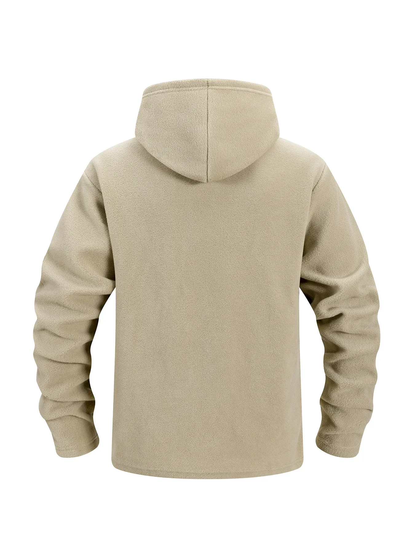 Men's Tactical Fleece Jacket Full Zip Hooded Coat Warm Casual Hoodies Camping Hiking Running Jogger Sports Jacket Men Streetwear