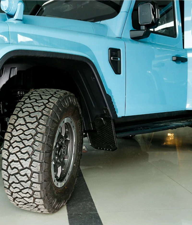 Car Four-wheel Mudguard Fit for BAIC 212 T01 2024 2025 Changfeng Version Modified Auto Lining Mudguard Car Exterior Accessories