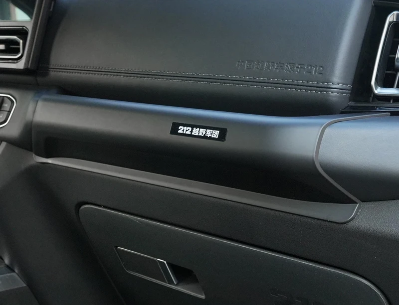 Car Passenger Armrest Storage Box Suitable for BAIC 212 T01 2024 2025 2026 Modified Car Handle Storage Box Decorative Stickers