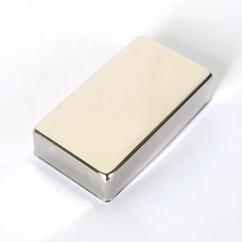 Donlis 2pcs Raw Nickel Silver LP Humbucker Guitar Pickup Cover Closed Style In Nickel Chrome Black Gold Colors