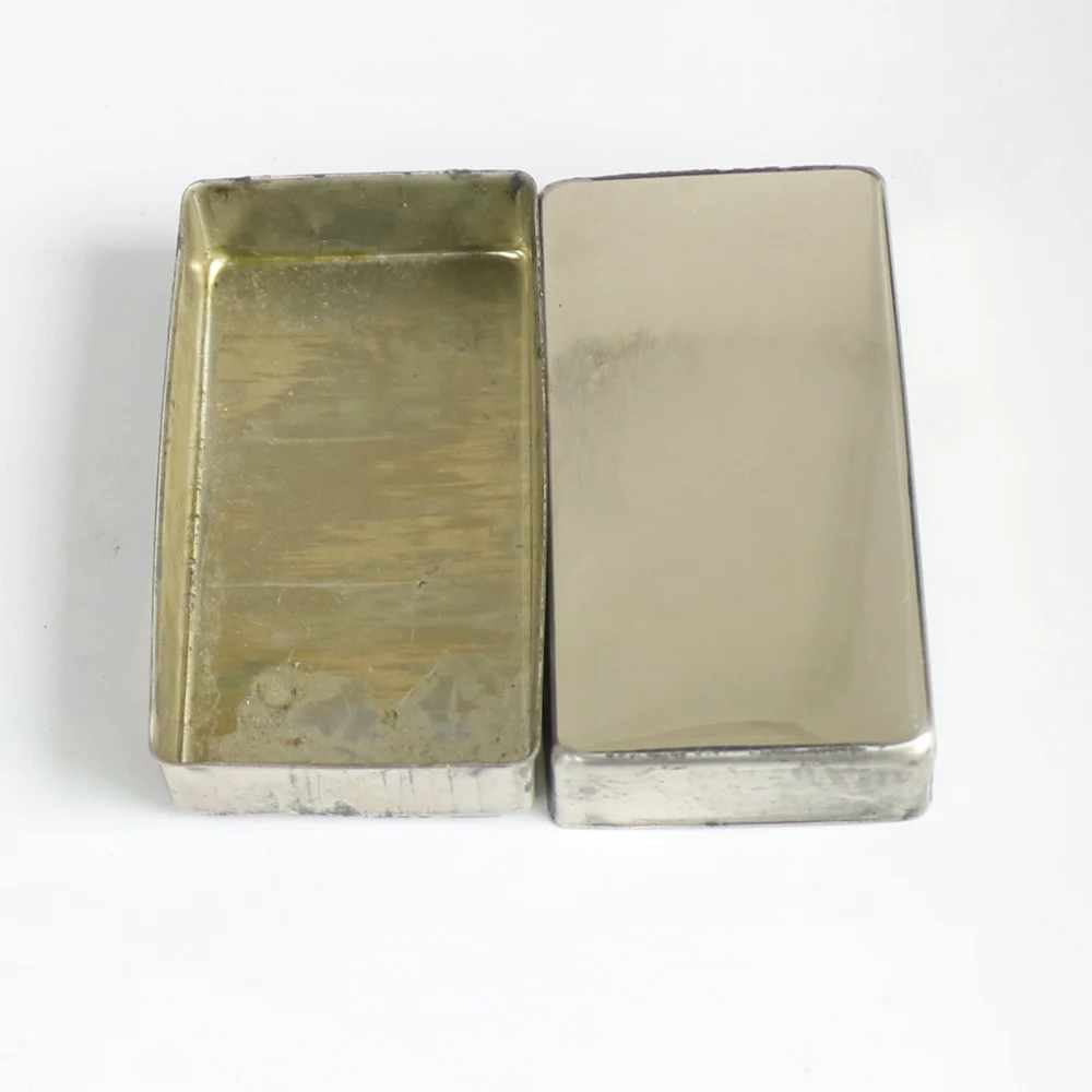 Donlis 2pcs Raw Nickel Silver LP Humbucker Guitar Pickup Cover Closed Style In Nickel Chrome Black Gold Colors