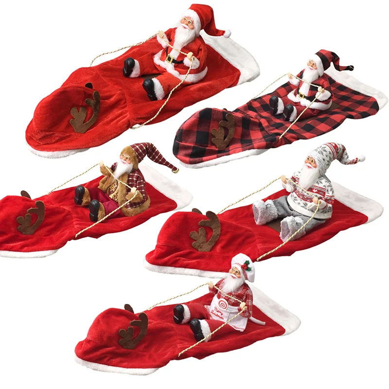 Santa Dog Costume Christmas Pet Clothes Santa Claus Riding Pet Cosplay Costumes Dogs Outfit for Small Medium Large Dogs Cats