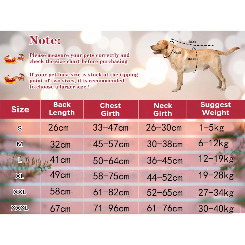 Santa Dog Costume Christmas Pet Clothes Santa Claus Riding Pet Cosplay Costumes Dogs Outfit for Small Medium Large Dogs Cats