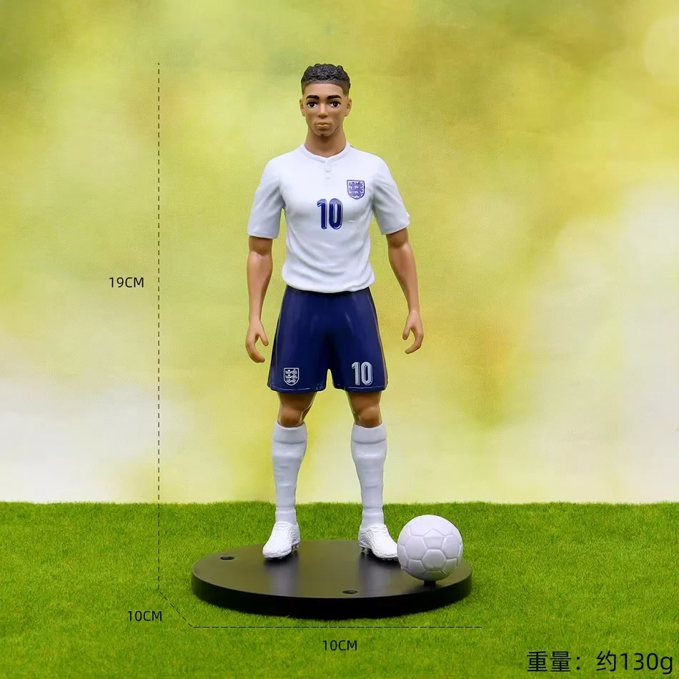 2026 New 18cm Football Star C.Ronaldo Messi Mbappe Model Dolls Cartoon Cute Action Figure Car Accessories Football Fans Gifts