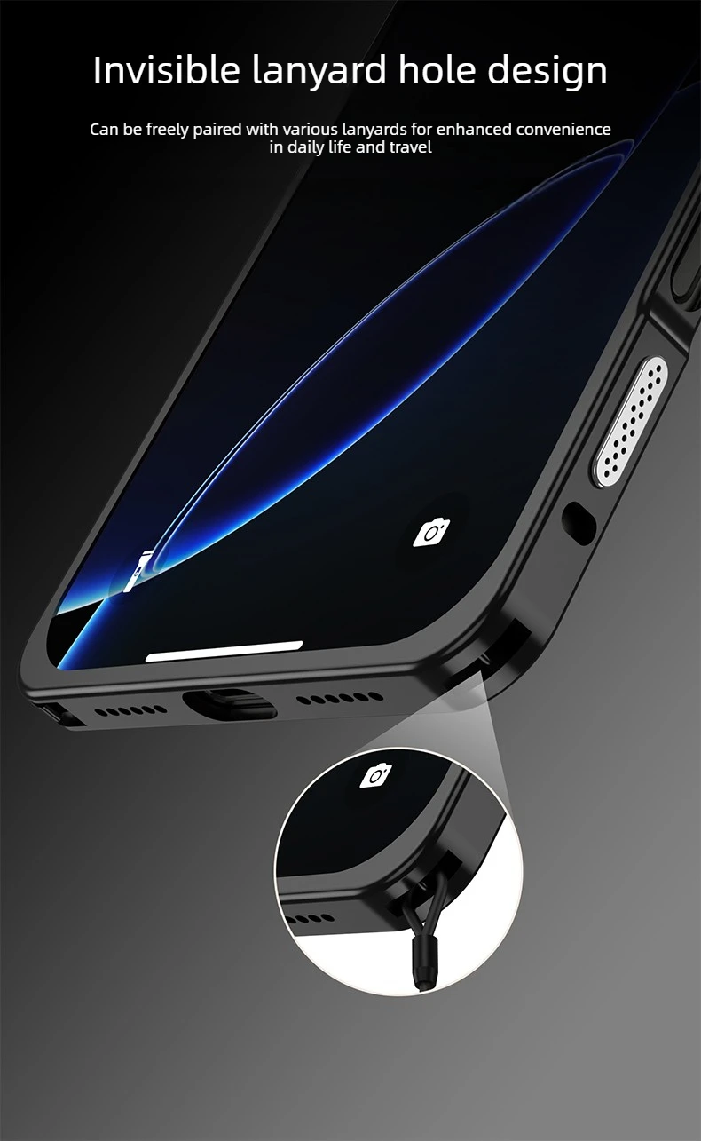 Luxury Metal Alloy Lens Protect Frame Phone Case For iPhone 18 17 Air 16 15 14 13 12 Pro Max Plus Heat Dissipation Cool Bumper