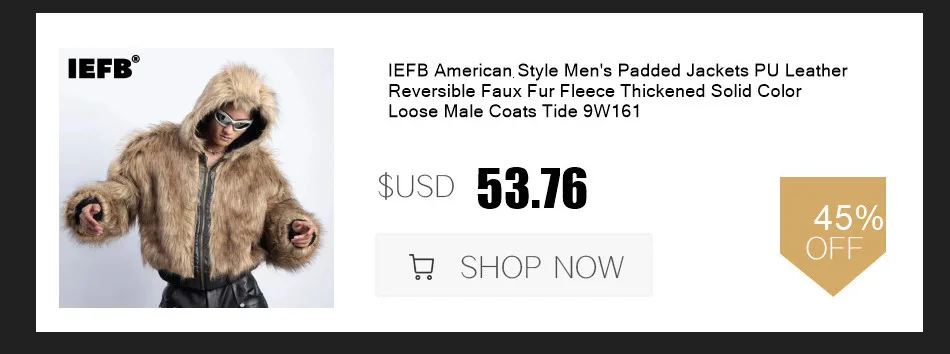 IEFB New Style Hooded Jacket Spring Loose Trend Cargo Jackets Zipper Solid Color Fashion Tide 2023 Casual Men's Clothing 9A7586