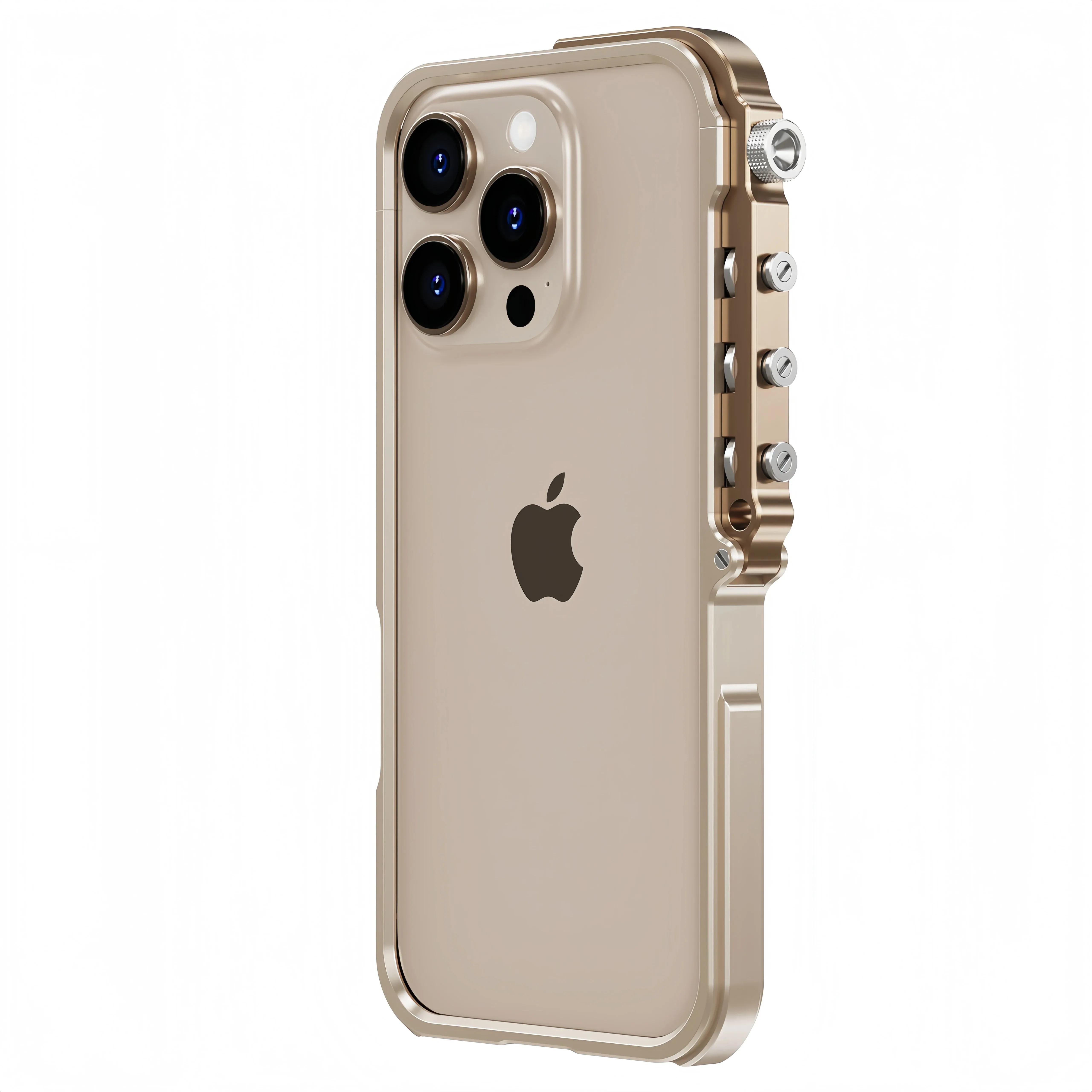Metal Aluminum Alloy Frame Case For iPhone 17 Air 16 15 14 13 Pro Max Plus Cyberpunk Punk Heat Dissipation Shockproof Bumper