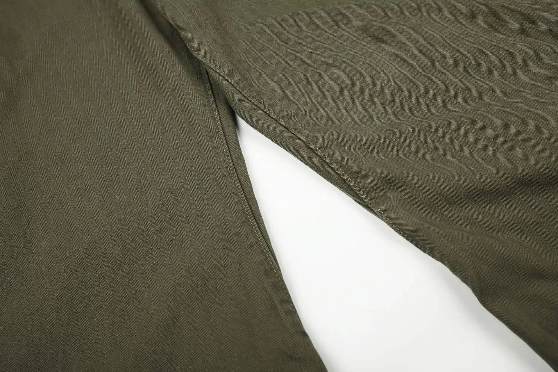IEFB Vintage Washed Herringbone Cargo Straight Pants For Men Deconstruct Pocket Loose Wide Leg Casual Street Trousers 9X4082