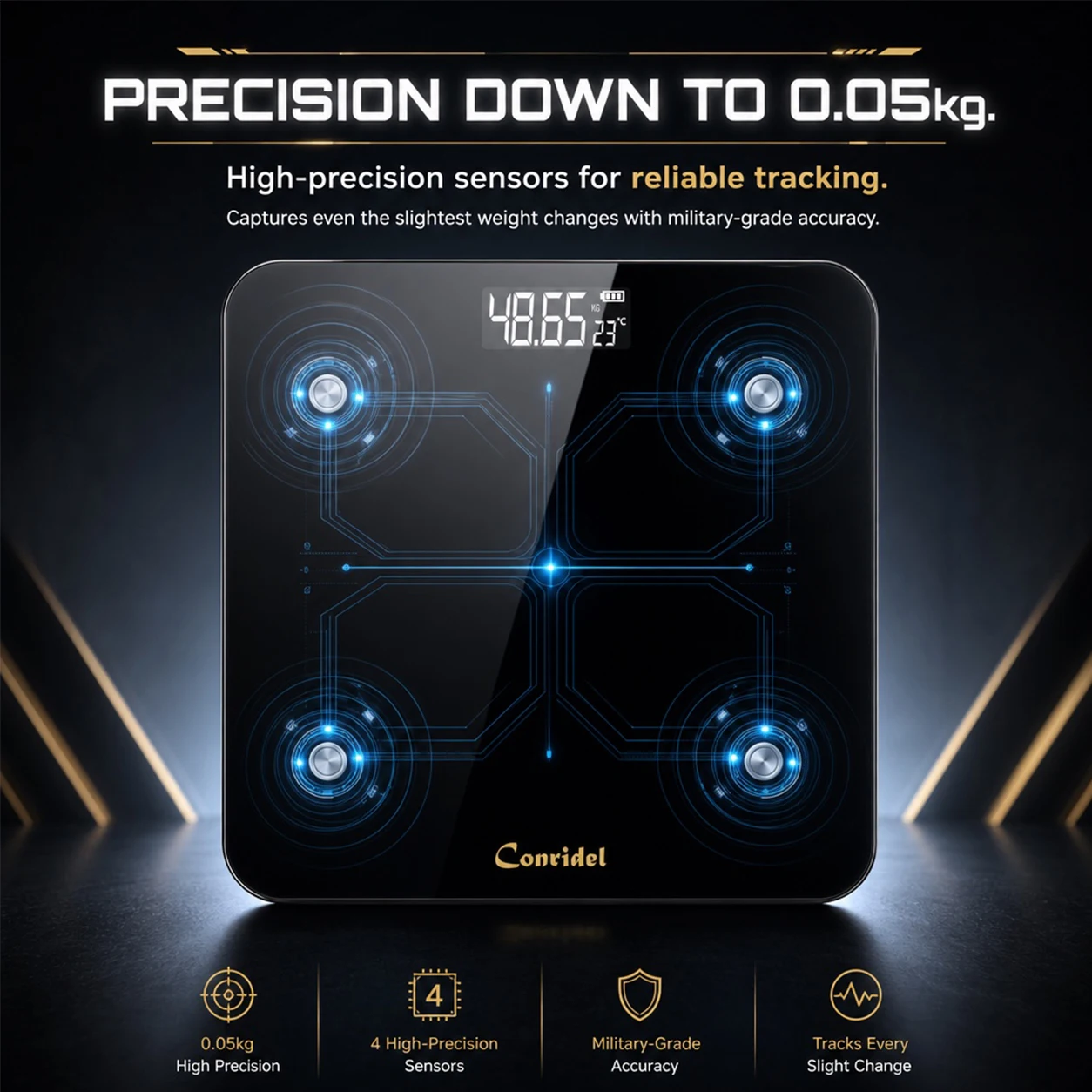 28CM MAX180kg Weight Loss Weighing Device LED Display Weight Scale USB Charging Precision Electronic Scale for Home Office Adult