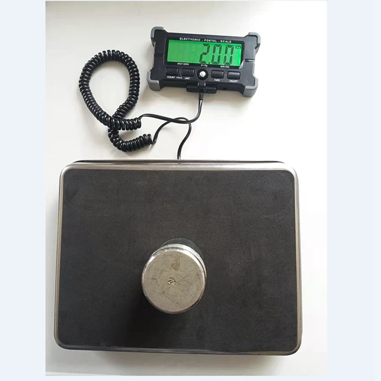 Portable 200KG Electronic Parcel Scale Stainless Steel Large Platform Digital LCD Weighing Balance For Postal Warehouse Express
