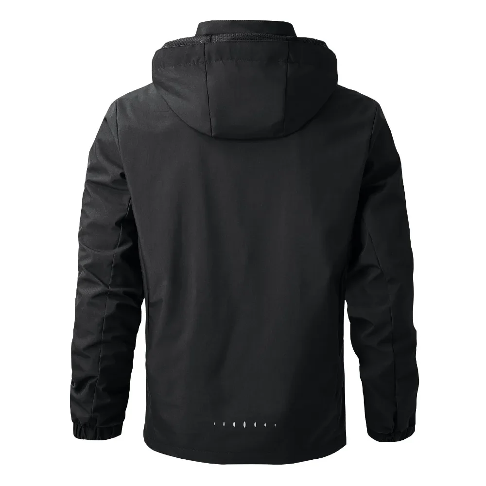 Men's Outdoor Waterproof Raincoat Lightweight Cycling Coat with Hood Streetwear Hiking Windproof Jacket Climbing Outdoor Jackets