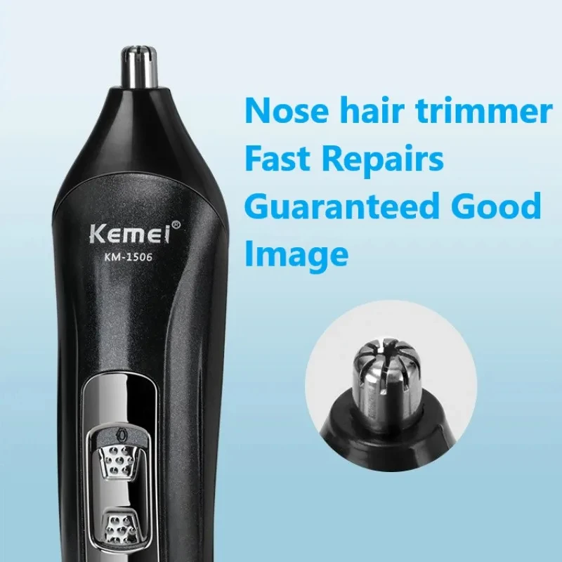 Kemei KM-1506 3 in 1 Electric Shaver USB Charging Hair Trimmer Electric Rechargeable Nose Professional Shaving Machine