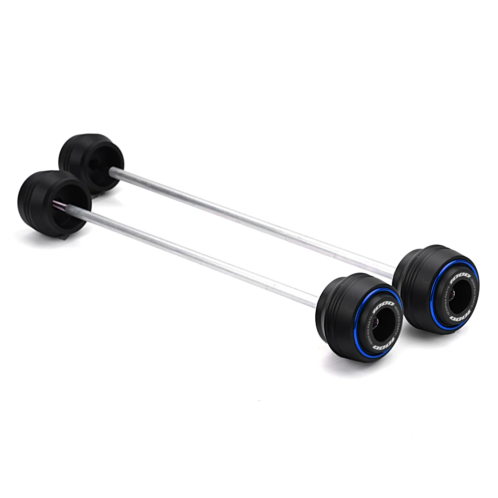 For Suzuki GSXS GSX-S 1000 1000GT 1000F GSXS1000 GSXR 1000 R 1000R Motorcycle Front Rear Wheel Axle Crash Protector Stand Slider