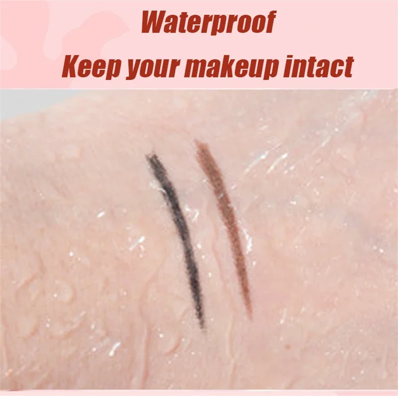 1pcs Beauty Eyeliner Pencil Eyeliner Gel Pen Waterproof Long Lasting Silkworm Pen Black Brown Eyeliner for Beginners Eye Makeup