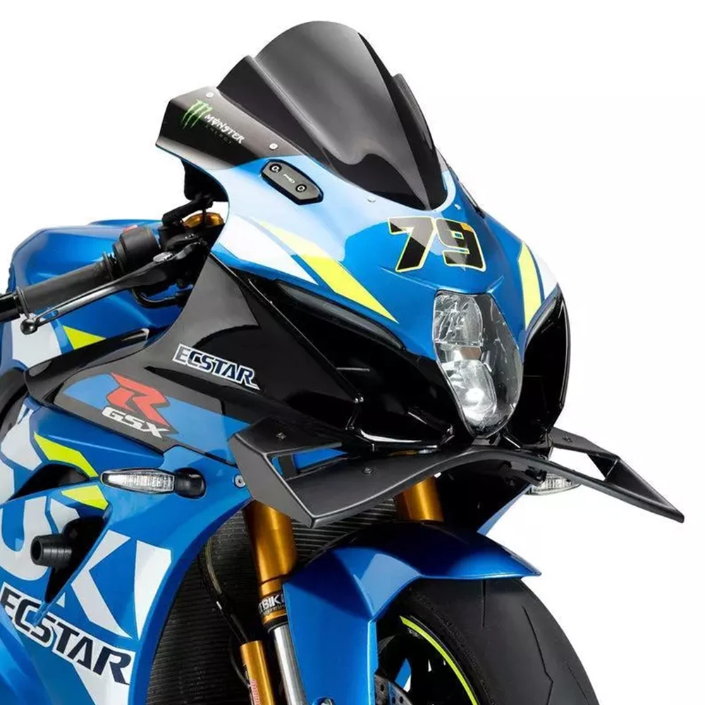 New Motorcycle Front Fairing Winglet Aerodynamic Wing Spoiler Winglet Fairing For GSX-R1000 2017-2025 GSX R1000R 2017-2021