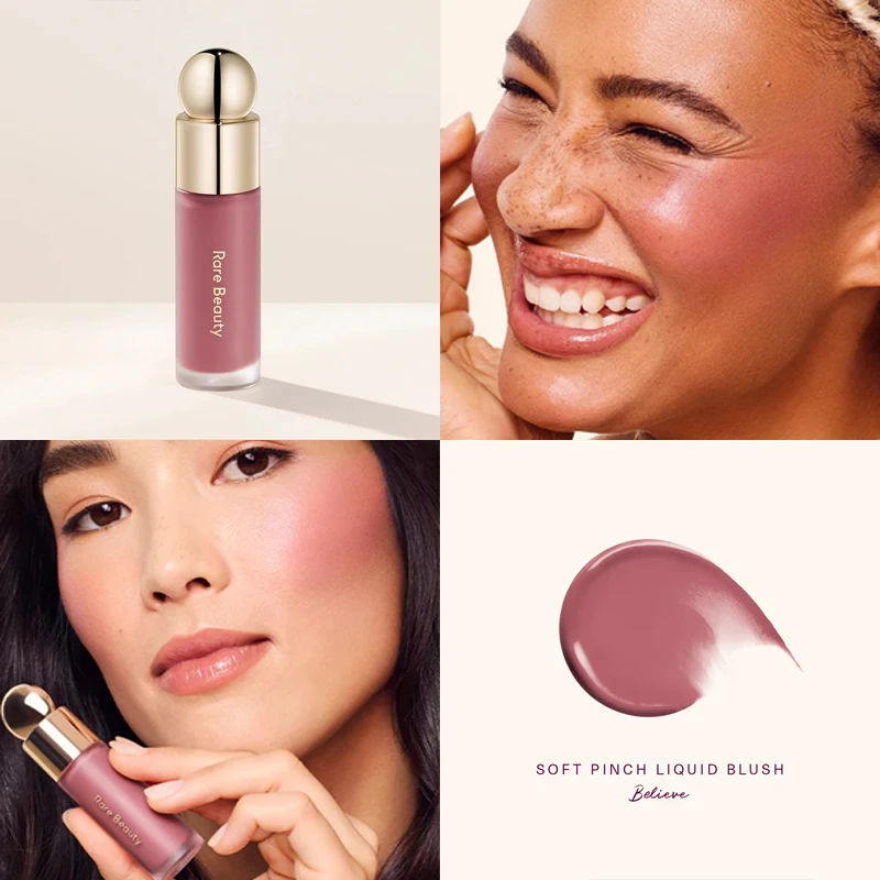 Fashion Cosmetics Brand Rare Beauty Silky Skin Melting Liquid Blusher Delicate Contour Natural Highlight Original Girl Makeup