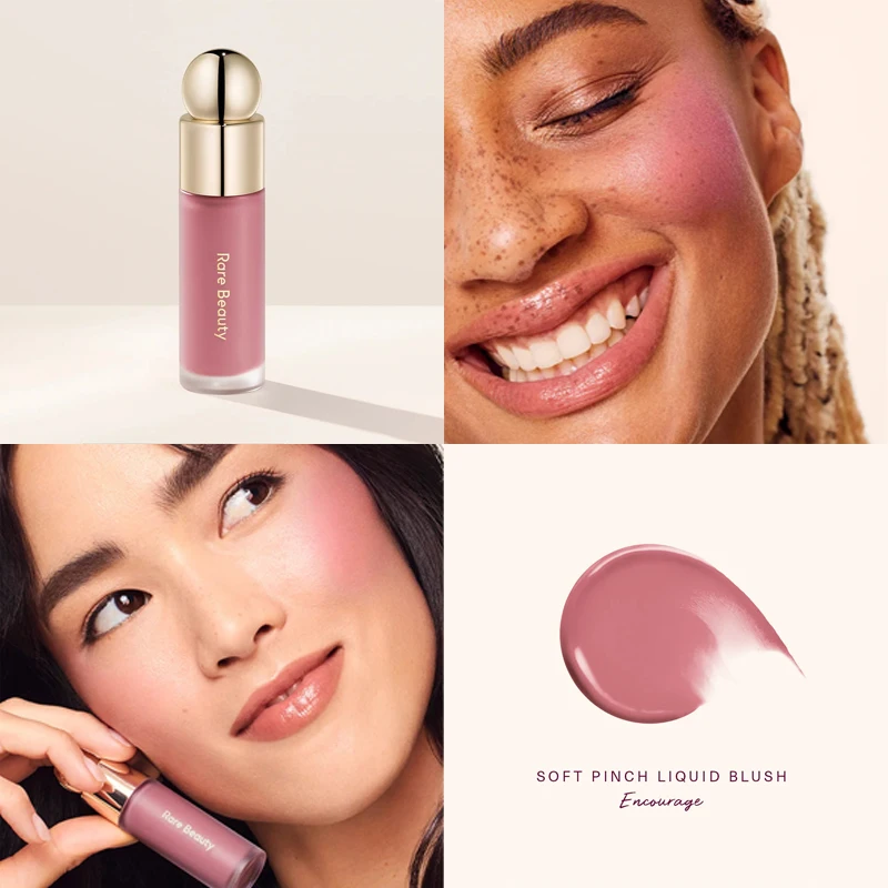 Fashion Cosmetics Brand Rare Beauty Silky Skin Melting Liquid Blusher Delicate Contour Natural Highlight Original Girl Makeup