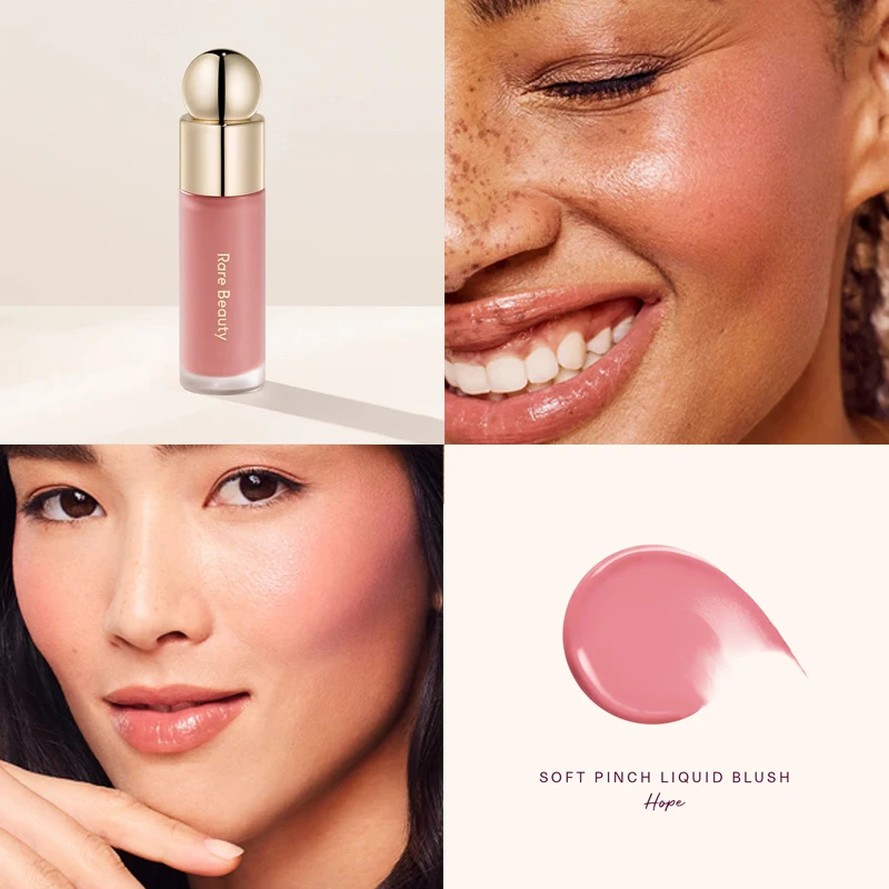Fashion Cosmetics Brand Rare Beauty Silky Skin Melting Liquid Blusher Delicate Contour Natural Highlight Original Girl Makeup