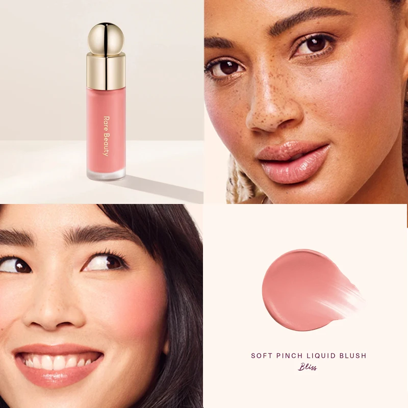 Fashion Cosmetics Brand Rare Beauty Silky Skin Melting Liquid Blusher Delicate Contour Natural Highlight Original Girl Makeup