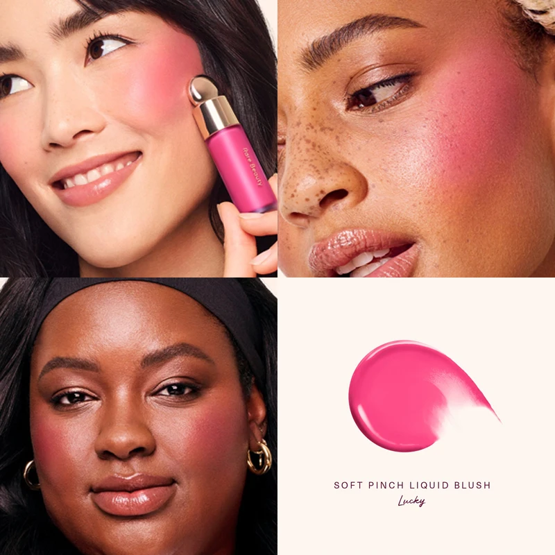 Fashion Cosmetics Brand Rare Beauty Silky Skin Melting Liquid Blusher Delicate Contour Natural Highlight Original Girl Makeup