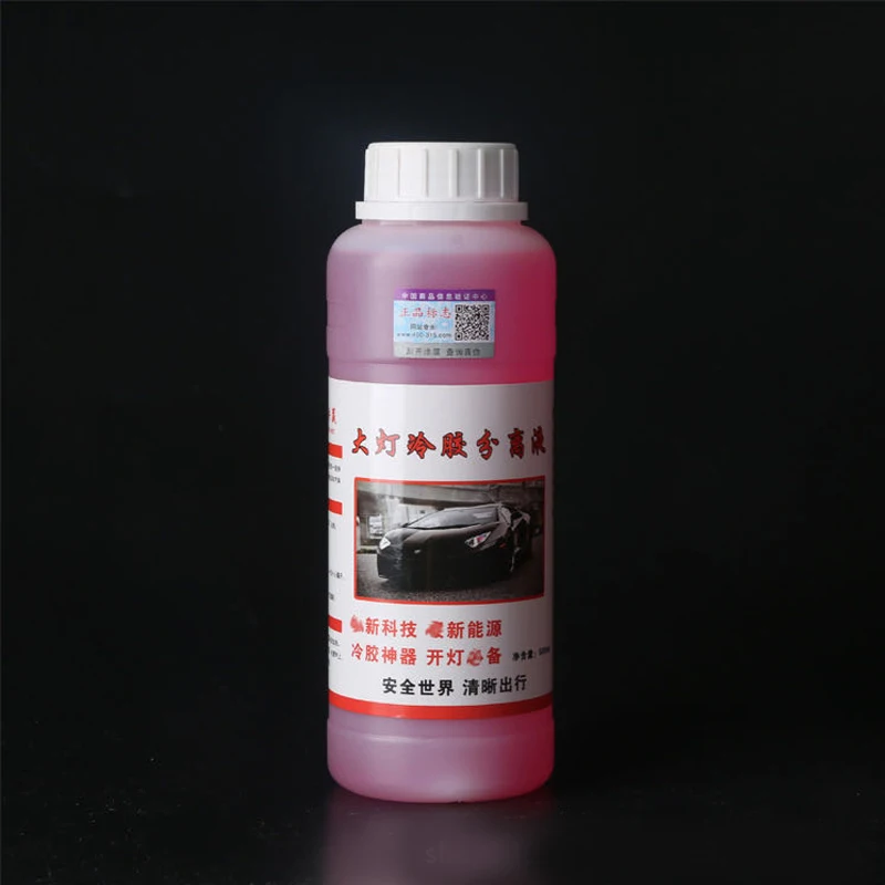 500ml Car Headlamp Removal Fluid Separation Glass Lens Headlight Cold Glue Liquid Restoration Refurbishmen Car Light Restoration