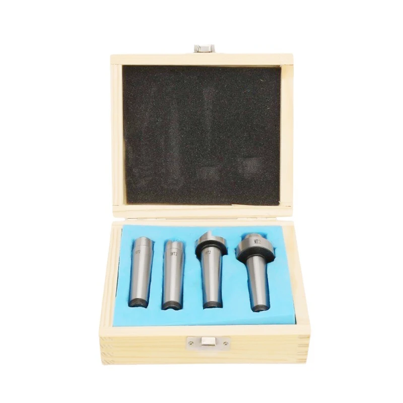 Woodworking Top Pin 4Pcs MT1 MT2 Wood Lathe Turning Tool Spur Live Center Set Taper For Woodwork Bored Tailstock Milling Machine