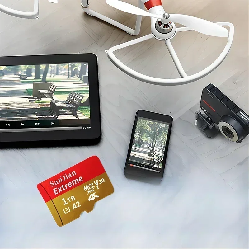 Class 10 Memory SD Cards USB Adapter SD Memory Cards 512GB 256GB High Speed Micro TF/SD Card For Mobile Phone/Laptop