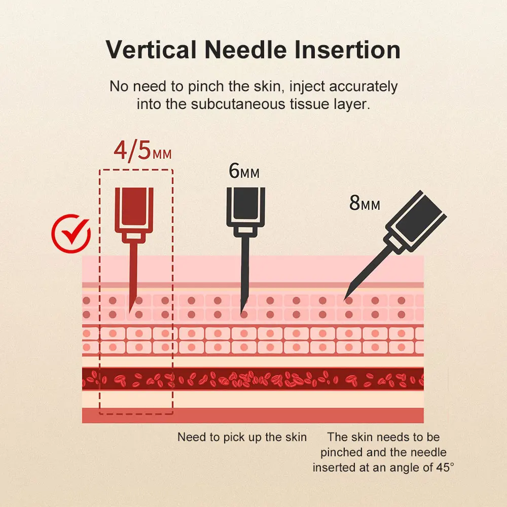 10-100Pcs Universal Pen Needle Sterile 32G 4MM 31G 5MM 6MM 8MM Magic Pen Needle for Insulin/Beauty Pen Injection Pens Accessorie