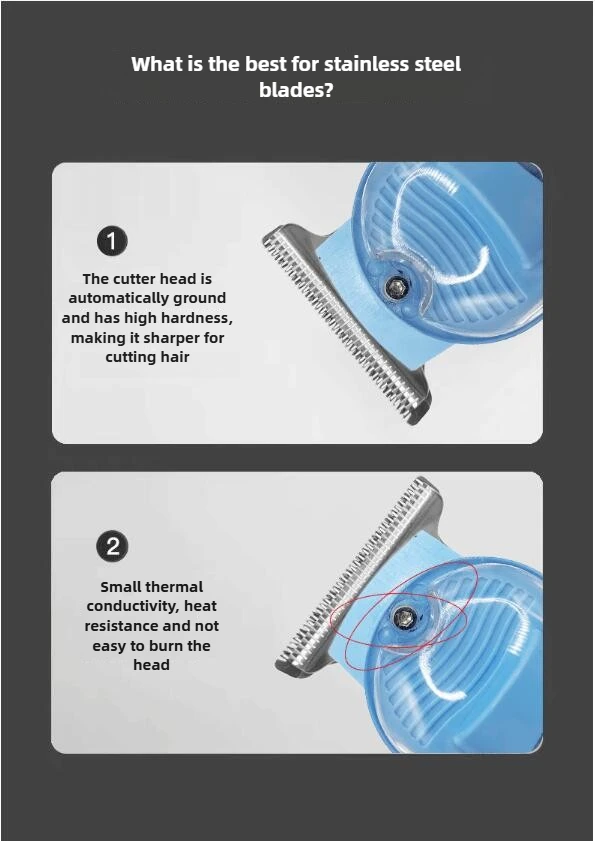Hair Cut Machine Rechargeable Hair Clippers Transparent Professional Clippers Electric Hair Trimmers Shaver for Men