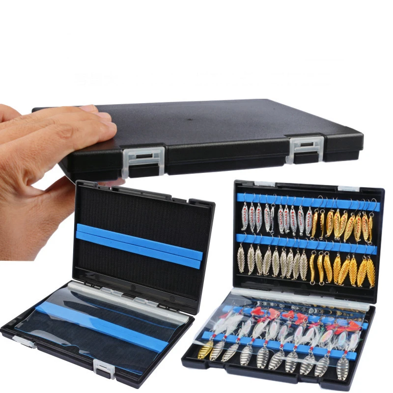 Ultra-thin hard-shell Luya sequin bait box, small bait bag, portable Luya bait box, sequin horse mouth sequin storage box