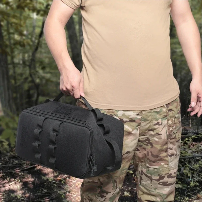 Camping Gas Tank Storage Bag Outdoor Large Capacity Ground Nail Tool Bags Picnic Cookware Utensils Organizer bags Мужская сумка