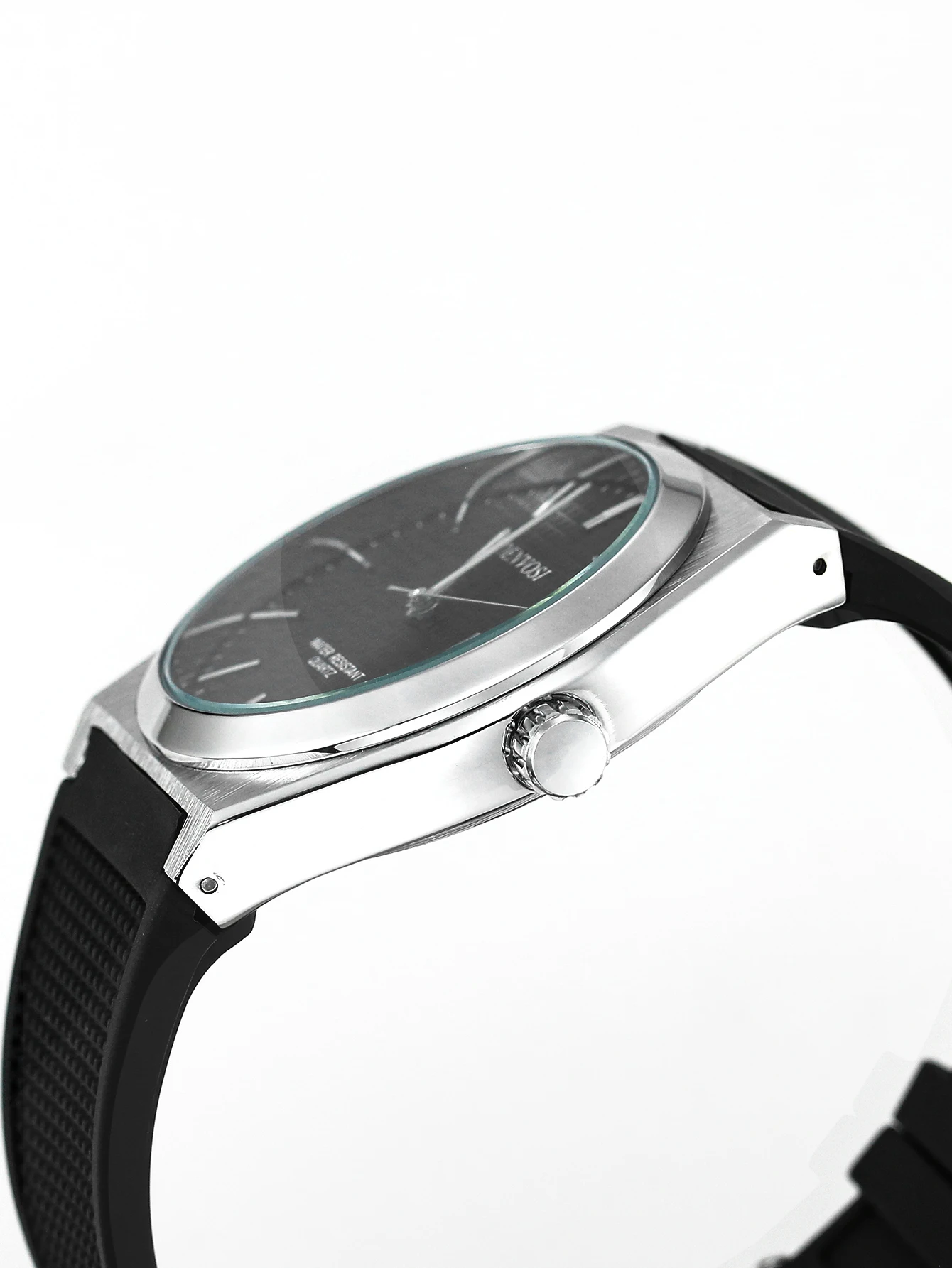 New Fasion Casual Quartz Watch Waterproof Male Clock Luminous Stainless Steel Square Quartz Men Watch