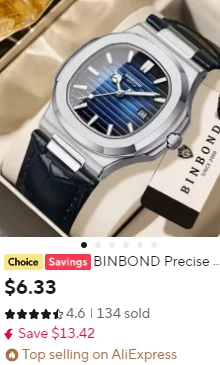 BINBOND Luxury Quartz Wristwatches Luminous Waterproof Auto Date Men's Watch Business Sport Fashion Casual Reloj Leather Clock
