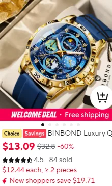 BINBOND Luxury Quartz Wristwatches Luminous Waterproof Auto Date Men's Watch Business Sport Fashion Casual Reloj Leather Clock
