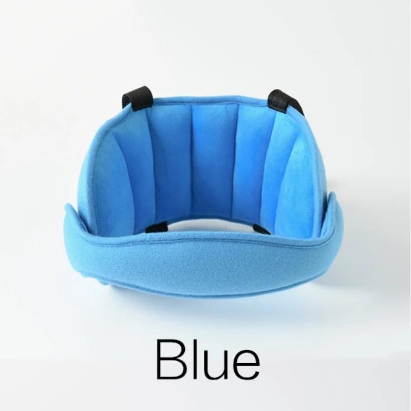Baby Head Support Belt for Car Seat Headrest Neck Protection Soft Cotton Adjustable Child Safety Seat Accessories
