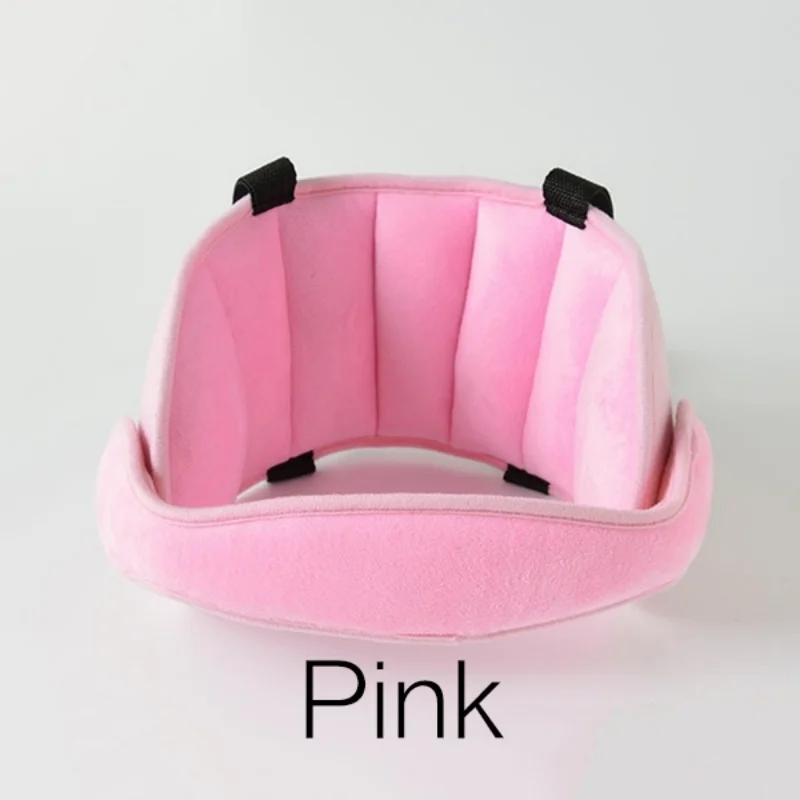 Baby Head Support Belt for Car Seat Headrest Neck Protection Soft Cotton Adjustable Child Safety Seat Accessories