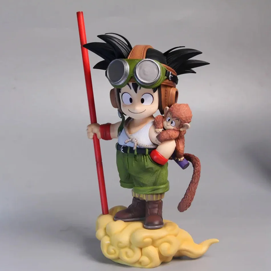 In Stock Dragon Ball Son Goku Light Lamp Model Kakarotto Kamehameha Wave Magnetic Ornament Anime Action Figure Collectible Gift