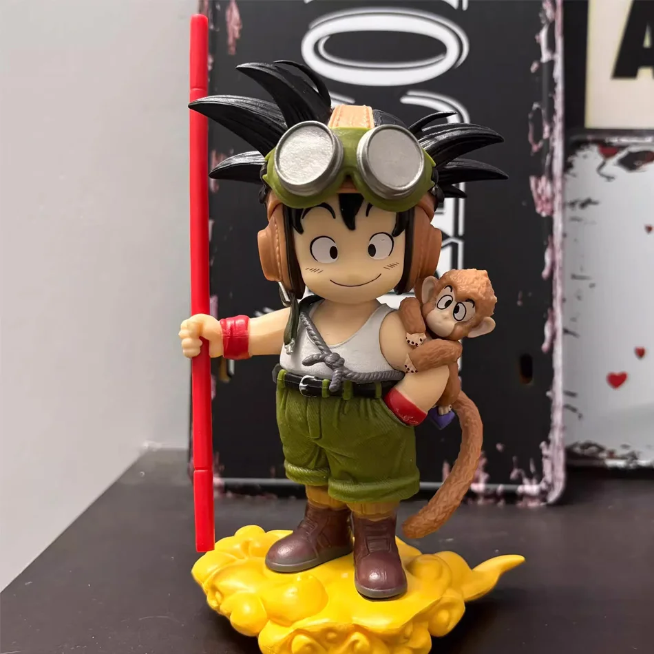 In Stock Dragon Ball Son Goku Light Lamp Model Kakarotto Kamehameha Wave Magnetic Ornament Anime Action Figure Collectible Gift