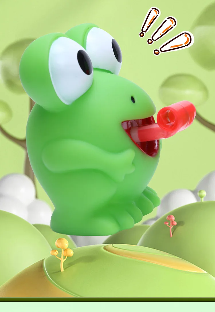 Pinch Frog Dinosaur Sticking Tongue Out Relieve Stress Toy Funny Children Creative Decompression Fidget Toy Christmas Party Gift