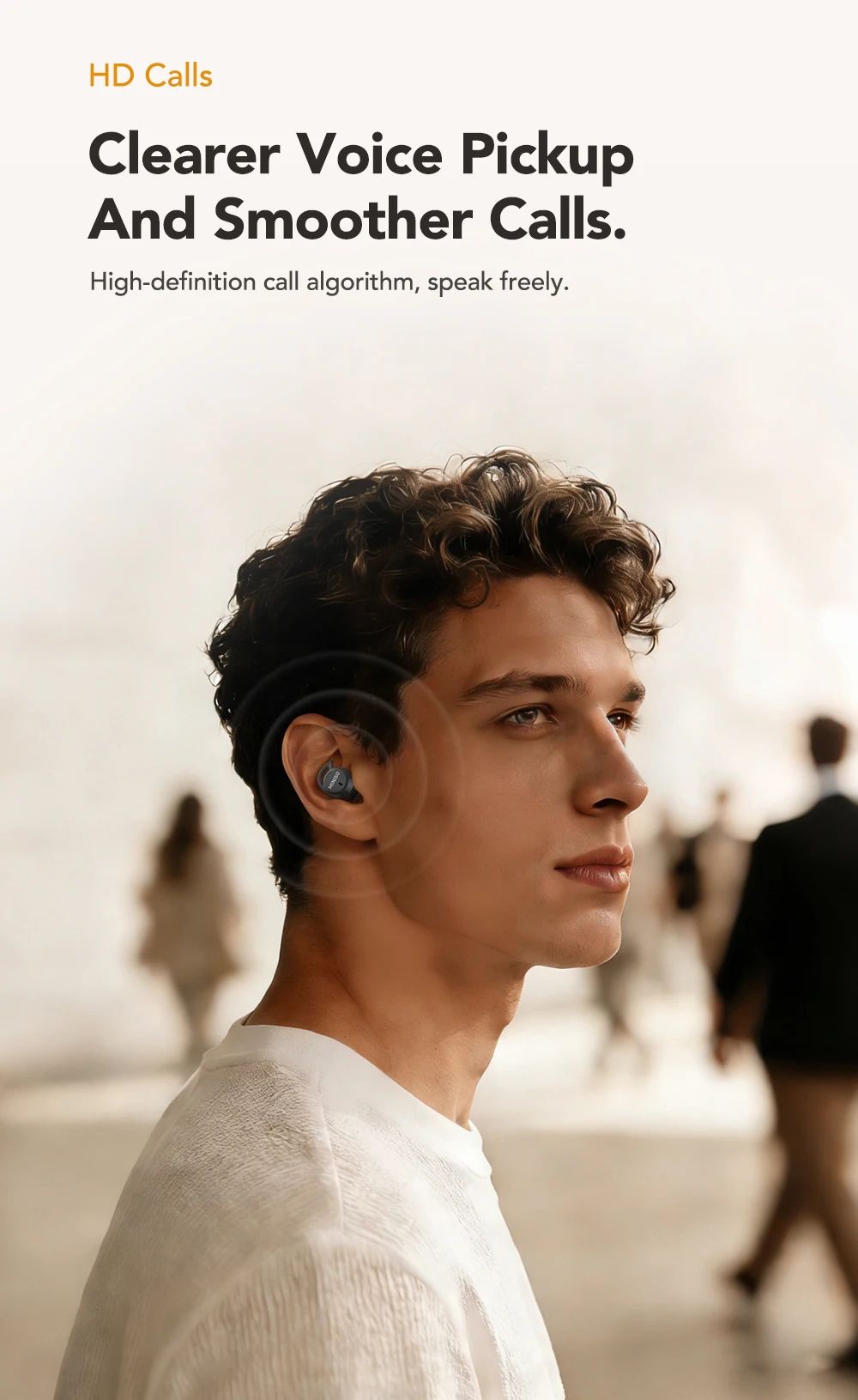 MINISO MS217 Sleep Aid Headphones Bluetooth Earphone AI Translation Earbuds in-Ear Wireless Headphones Sleep Friendly