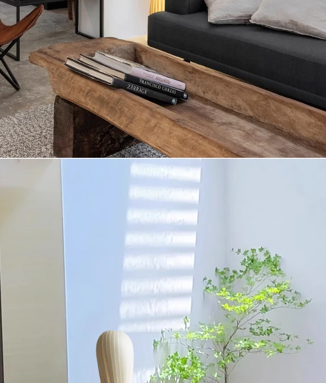 Light Luxury Wooden Curved Shade Floor Lamp Modern Standing Lamp for Living Room Bedroom Entryway Home Interior Decor Lighting