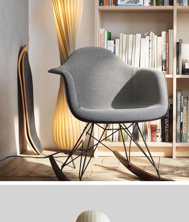Light Luxury Wooden Curved Shade Floor Lamp Modern Standing Lamp for Living Room Bedroom Entryway Home Interior Decor Lighting