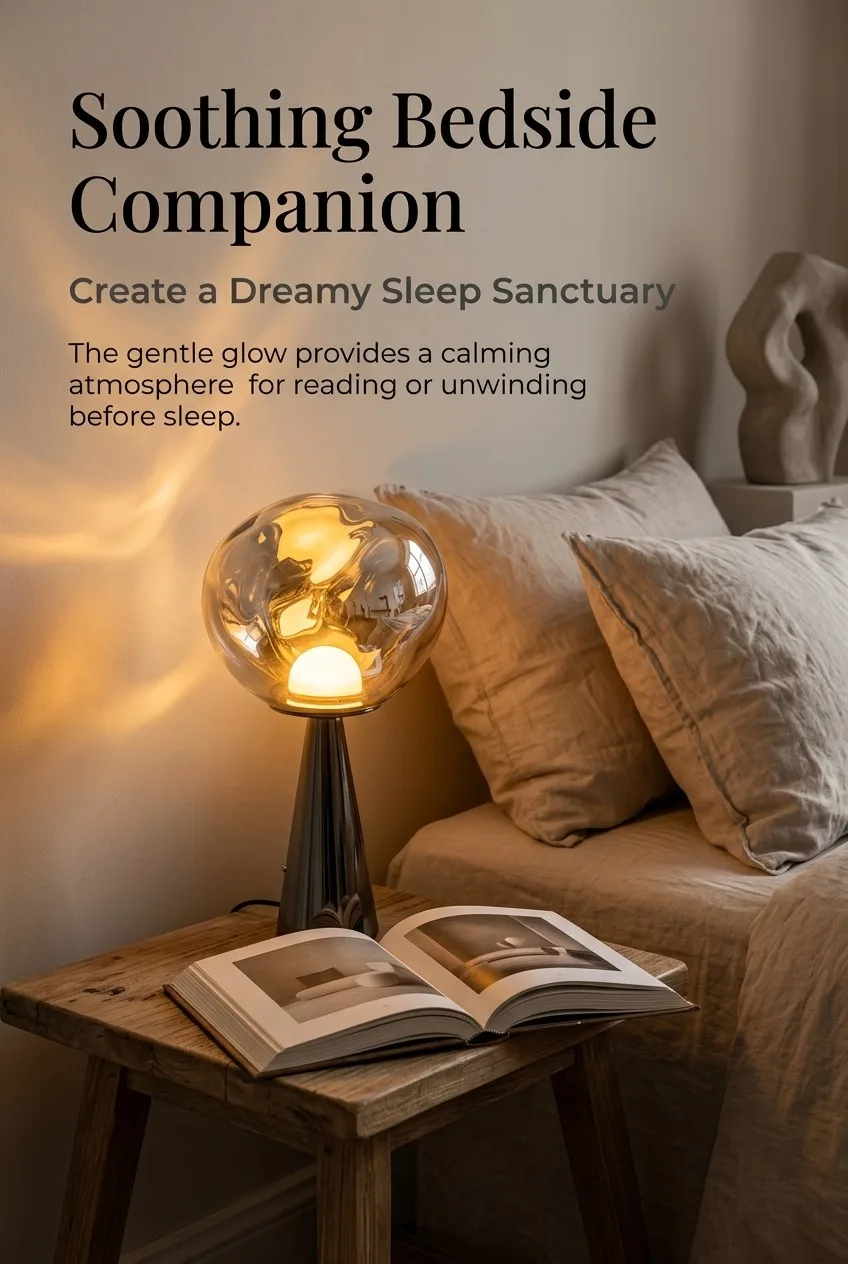 365mm High Modern Nordic Minimalist Touch Desk Lamp Rechargeable Night Light Portable Bedroom Bedside Table Atmosphere Light